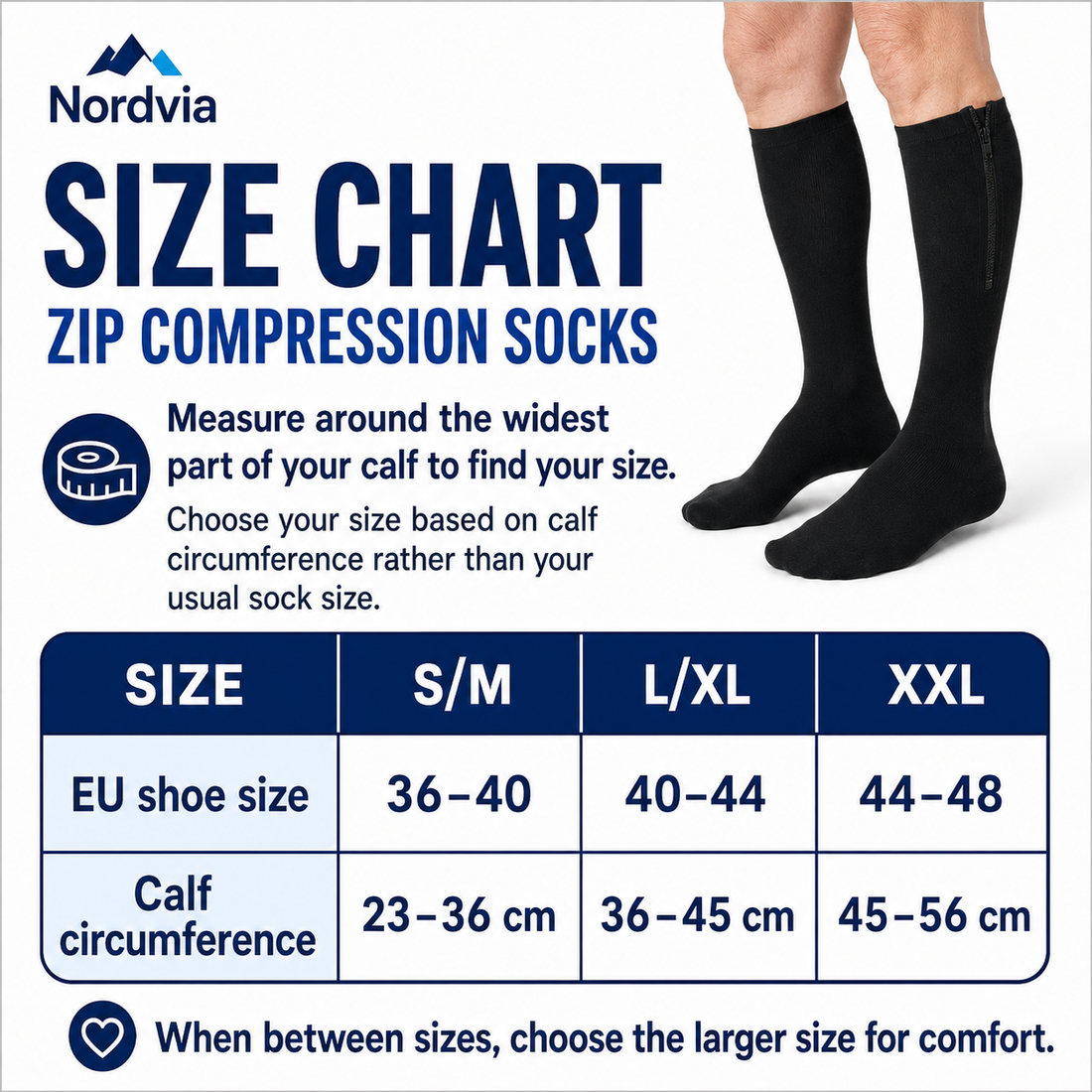 Zip-Up Compression Socks – Nordvia™