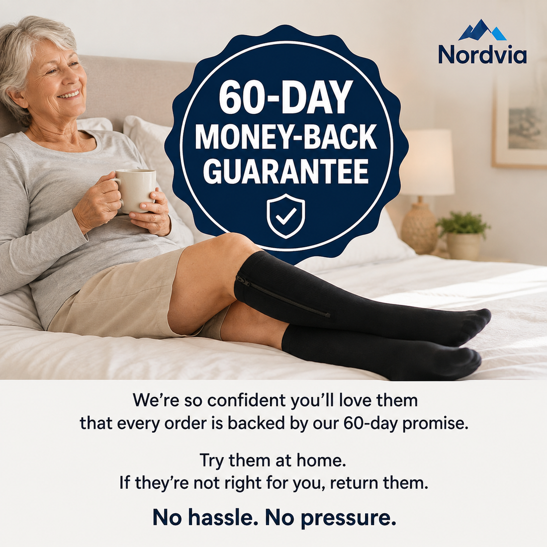 Zip-Up Compression Socks – Nordvia™